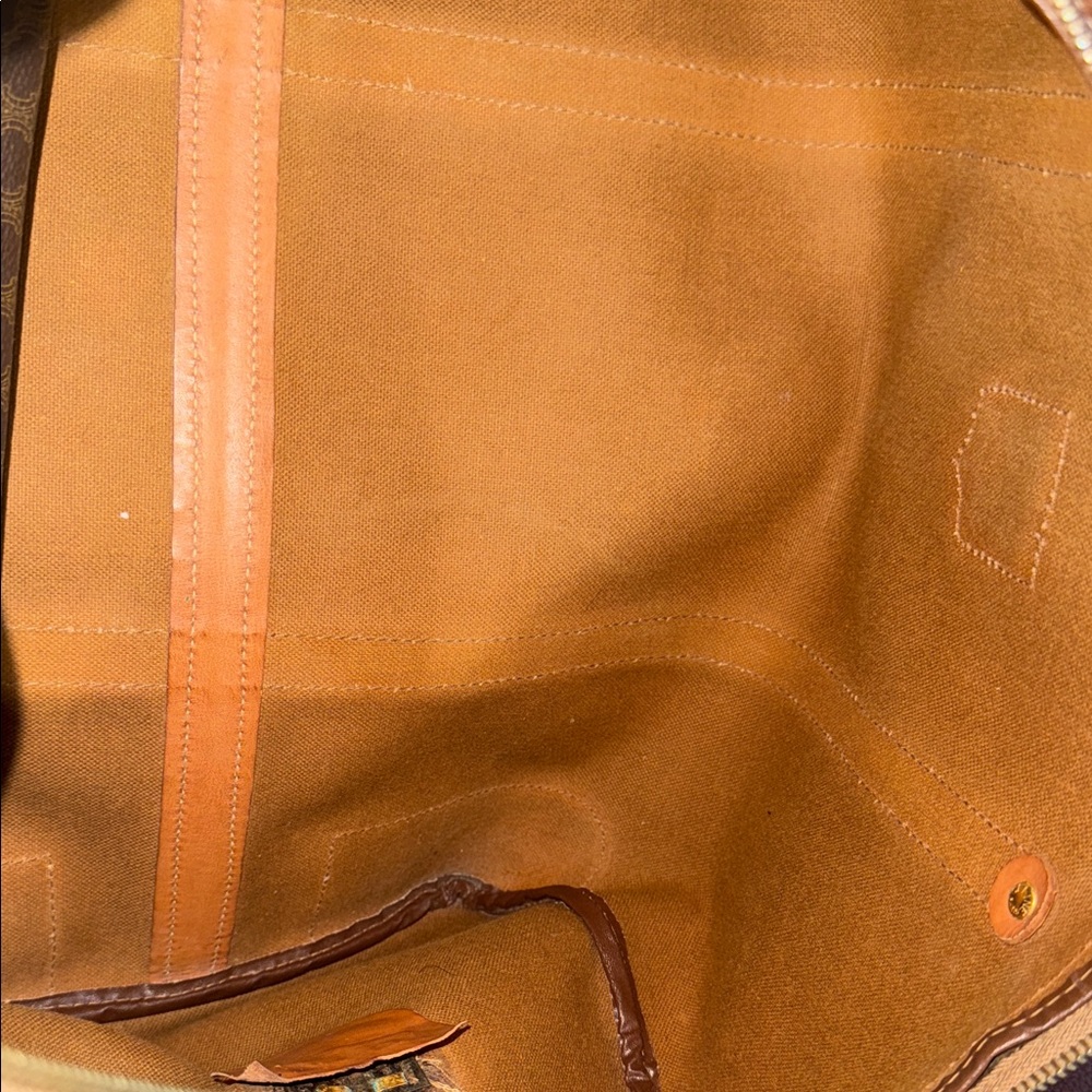 Celine Brown Leather Duffel Bag❤️ - Picture 14 of 16